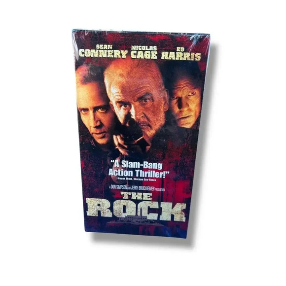NEW The Rock VHS 1998 (Factory Sealed) NICOLAS CAGE - Picture 1 of 6